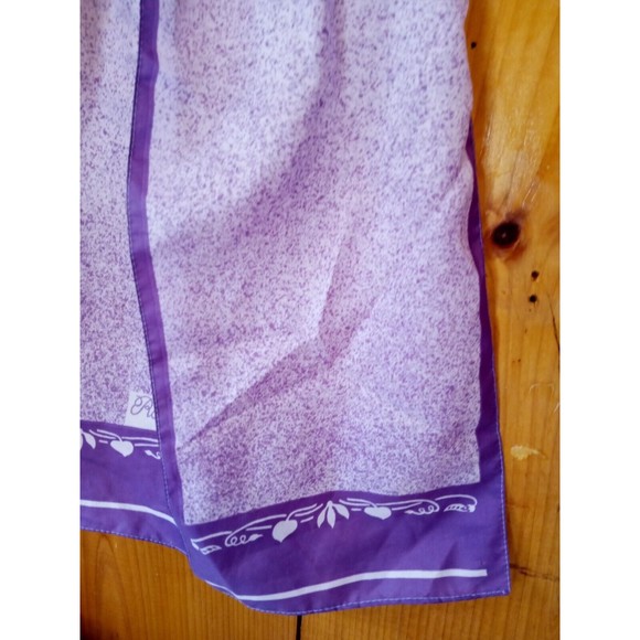 Vintage Ralfeaux Scarf - Purples Print - 24.25" x 7"‎ - Picture 4 of 4